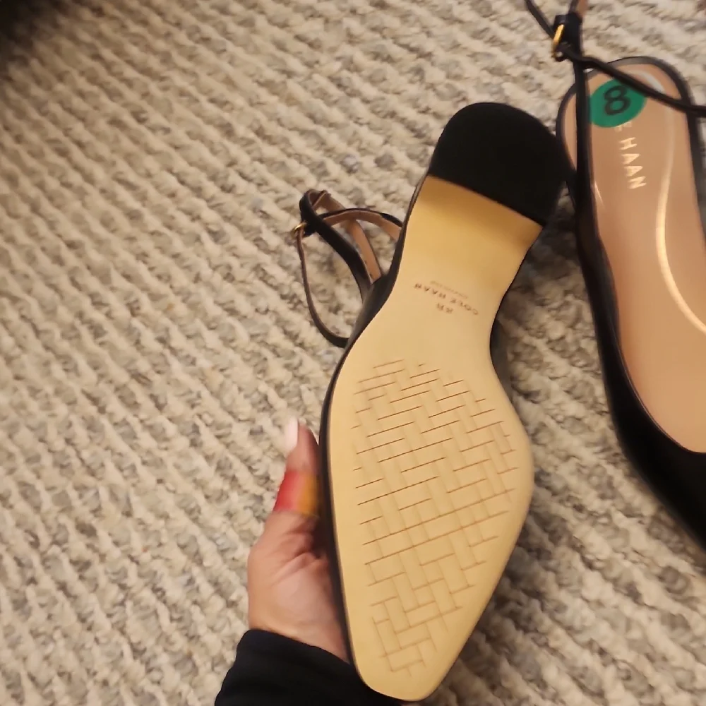 COLE HAAN Slingback Flats Size 8 - Picture 4 of 5